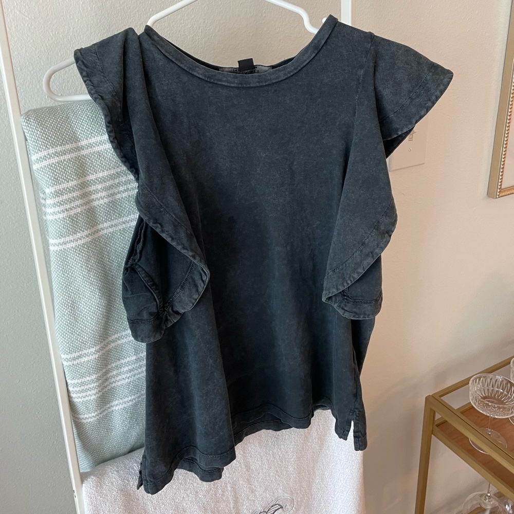 All Saints Ruffle Tank